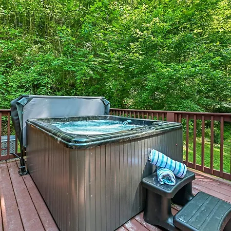 Smoky Mountains Hut Tub Cabin Dog Friendly Sevierville Esterno foto